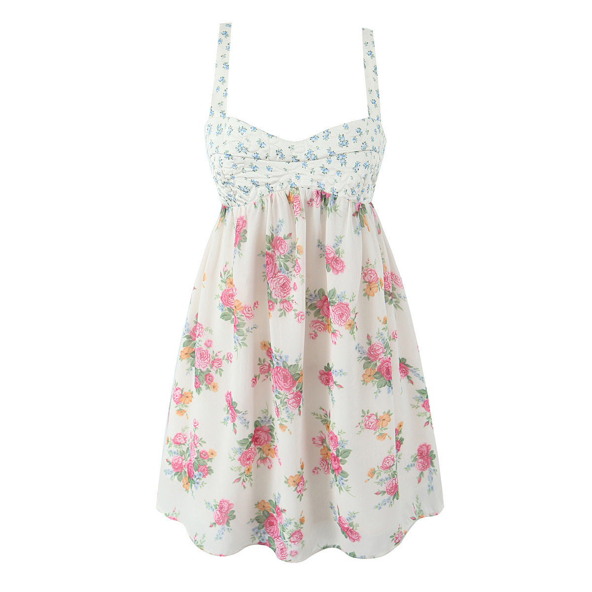 Norvielle Damen Strandkleid Trägerlos Sommerkleid Sonnenverwöhnt - Norvielle