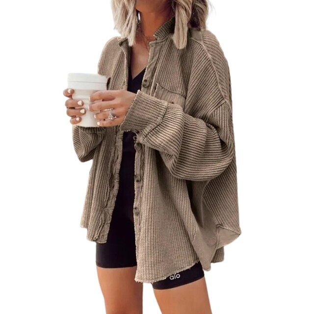 Elarova | Stylische Frühlings Strickjacke