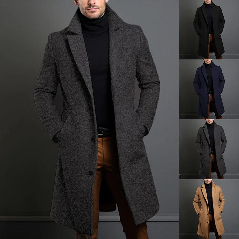 Eleganter Wollmantel in Beige für Wintertage 6