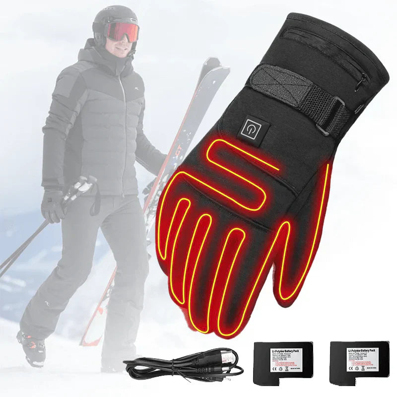 Wasserdichte Heizhandschuhe Unisex 3 Heizstufen Touchscreen