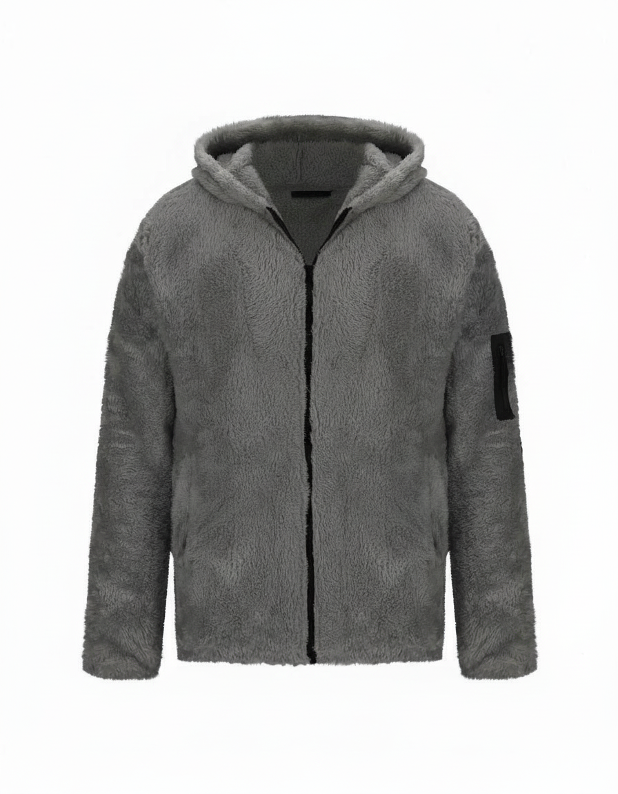 Herren Fleece Winterjacke