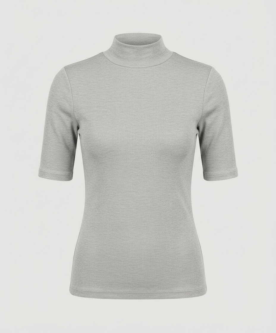 Damen Rollkragenpullover Feinstrick Nahtlos