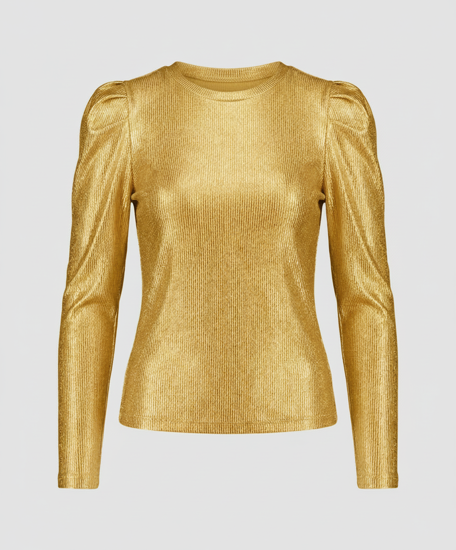 Damen Oberteil Glitzer