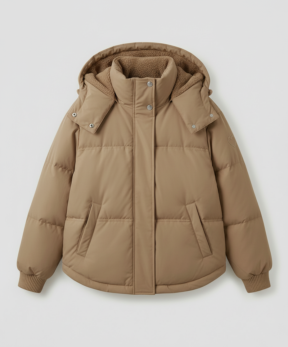 Damen Winterjacke Gepolstert Warm