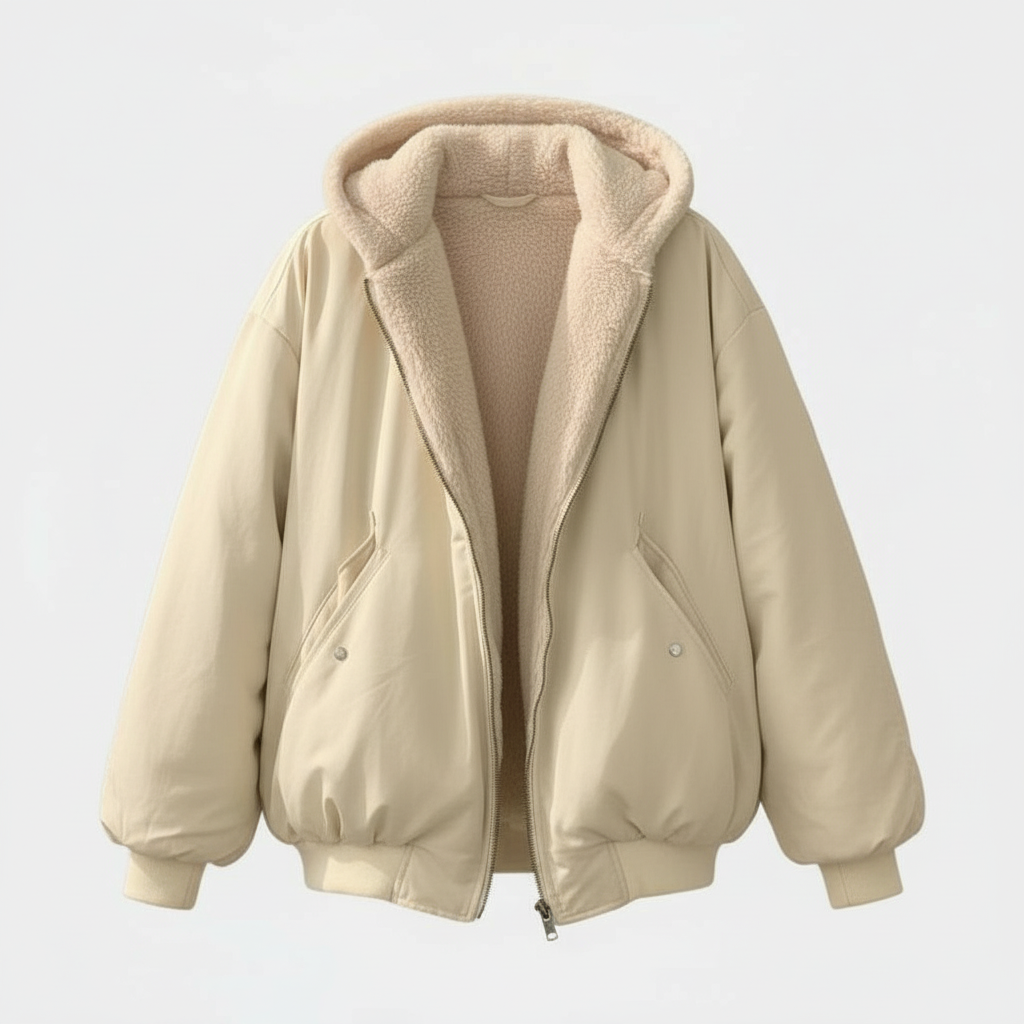 Damen Oversized Winterjacke Komfort
