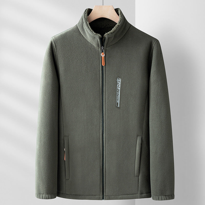 Norvielle Herren Fleecejacke Doppelseitig