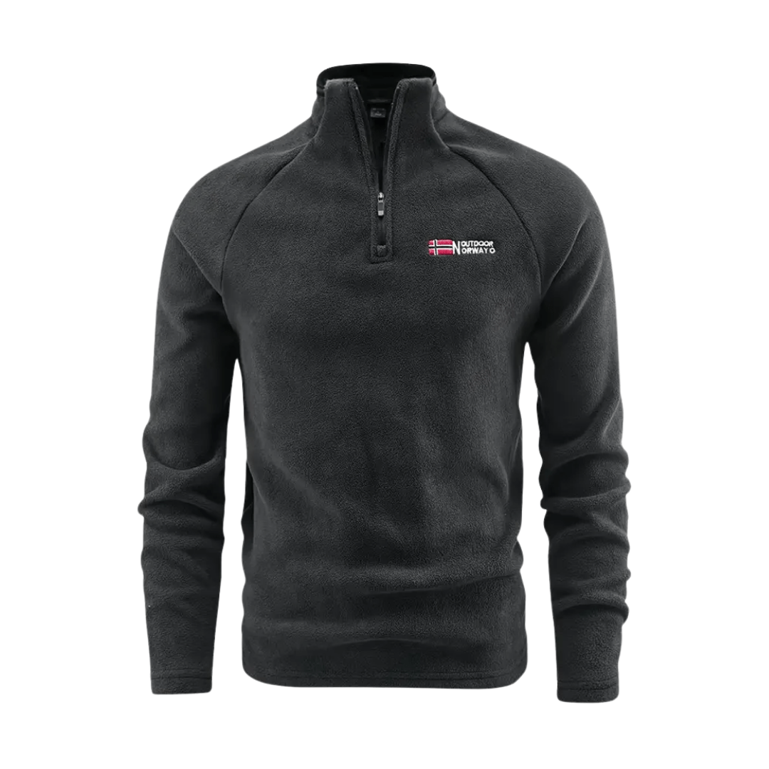 Herren Fleecejacke Thermisch Halbreißverschluss