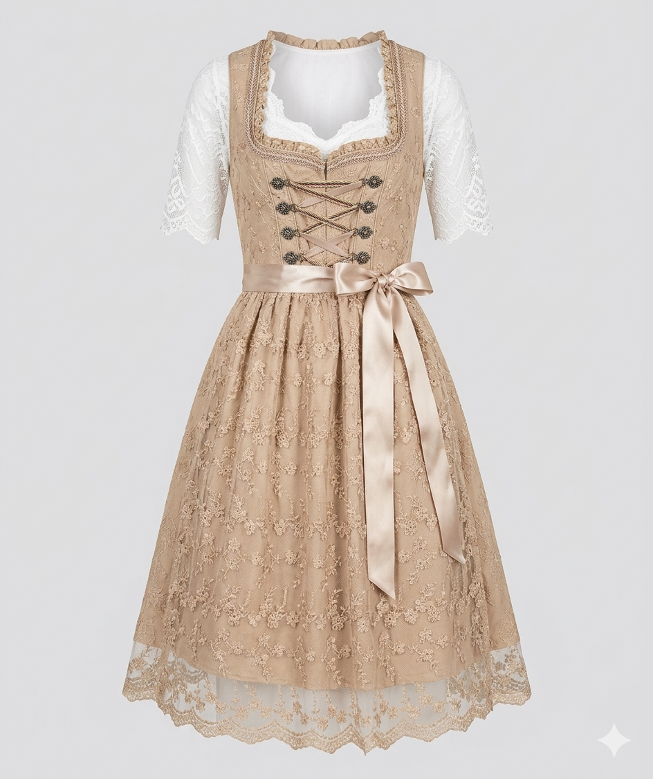 Damen Dirndl Traditionell Norvielle