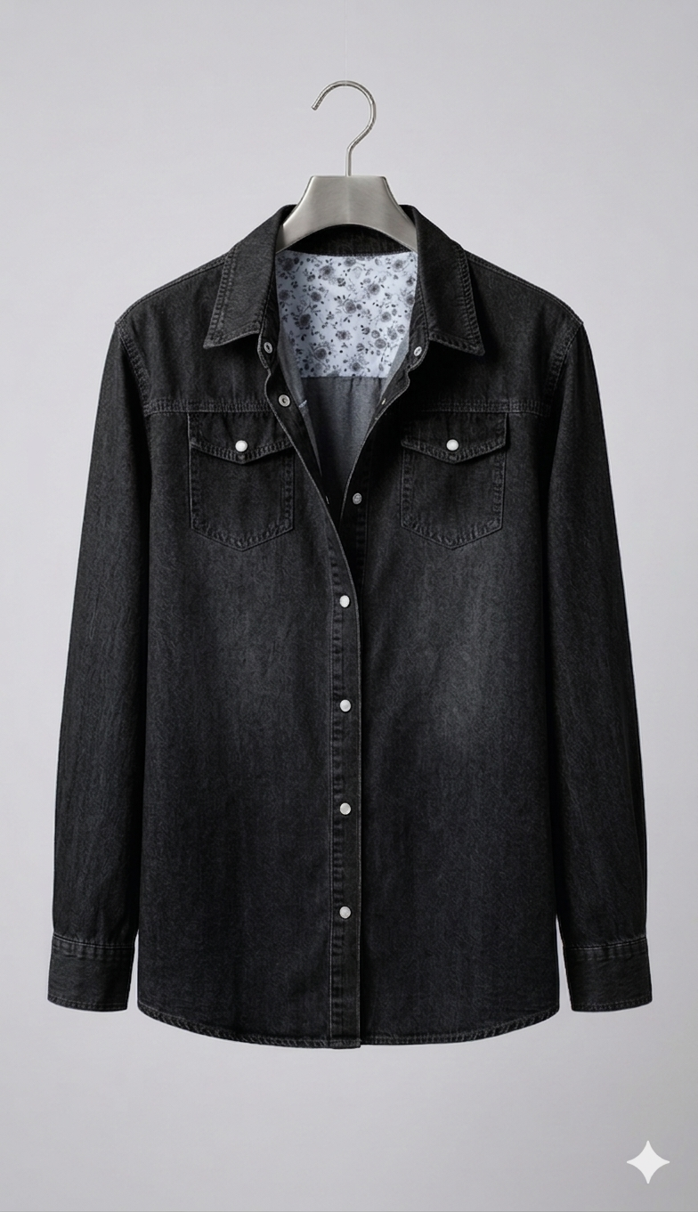 Norvielle Damen Denimjacke Lang