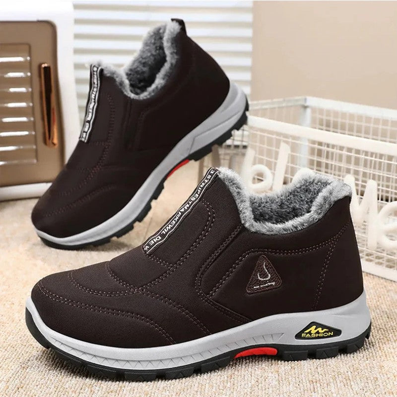 Damen Sneaker Rutschfeste Fleece-Sohle