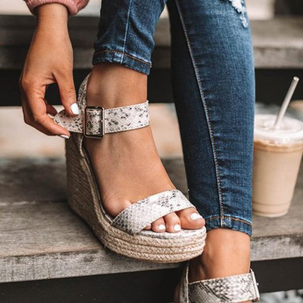 Norvielle Damen Keilschuhe Bequem Keilabsatz