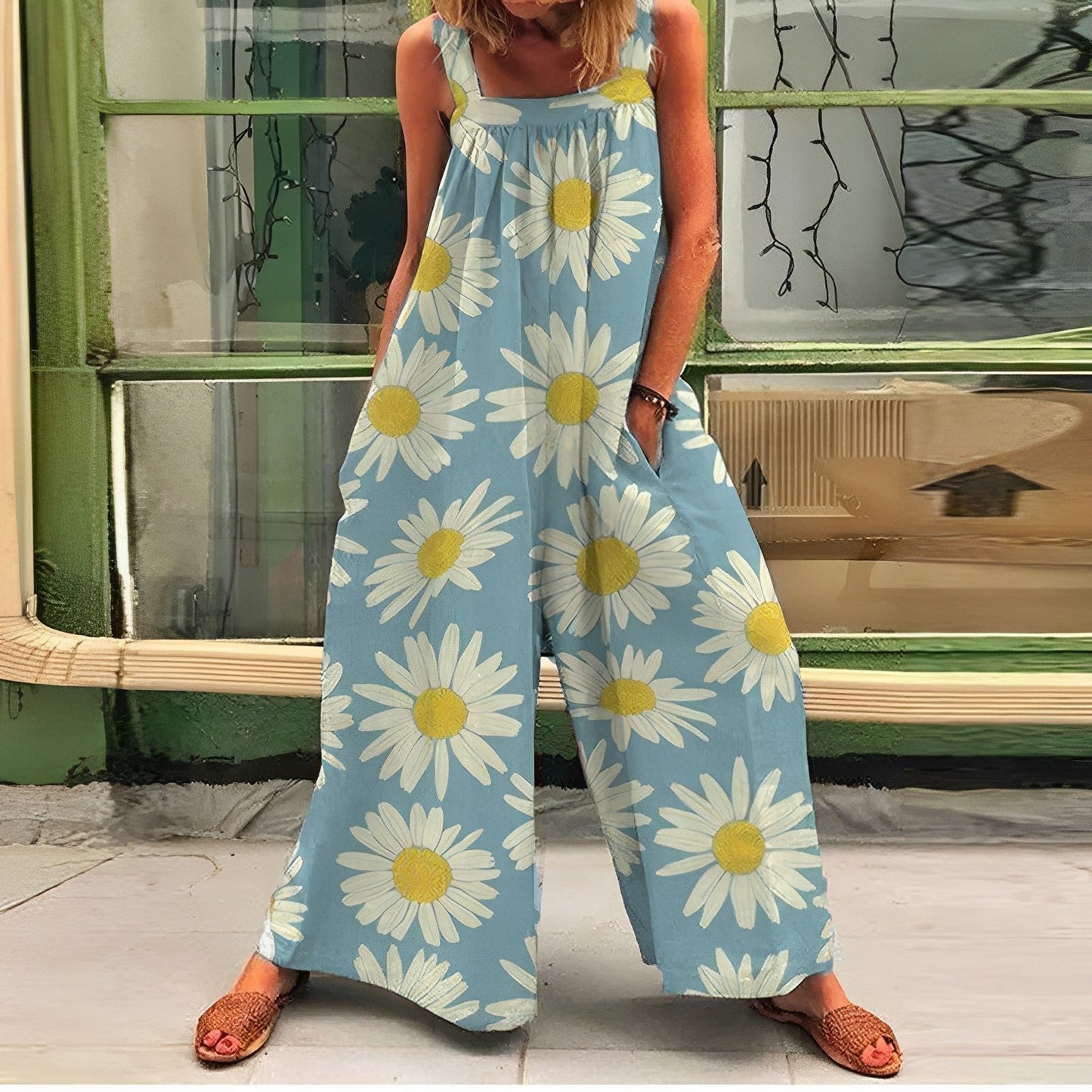 Damen Latzhose Koumi Baumwolle