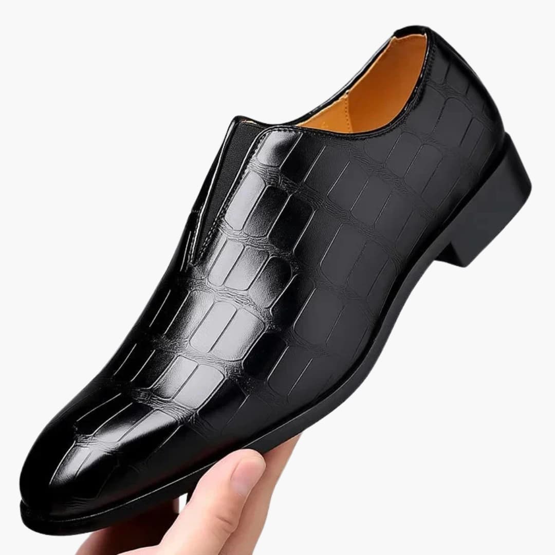 Herren Slipper Glatter Oberfläche Fester Sohle