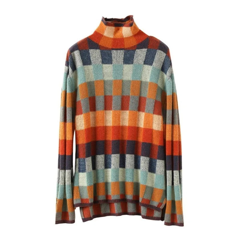 Damen Kaschmirpullover Rollkragen Nachhaltig Elegent