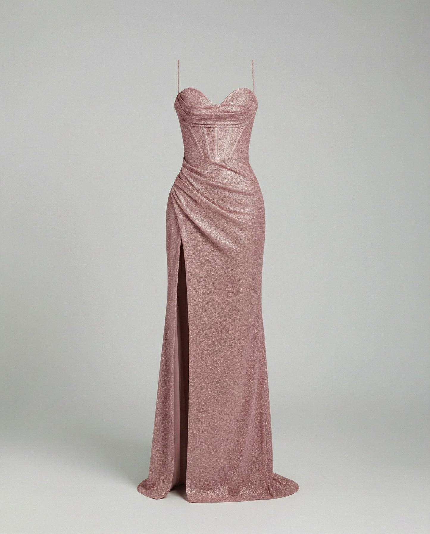 Damen Maxikleid Pailletten