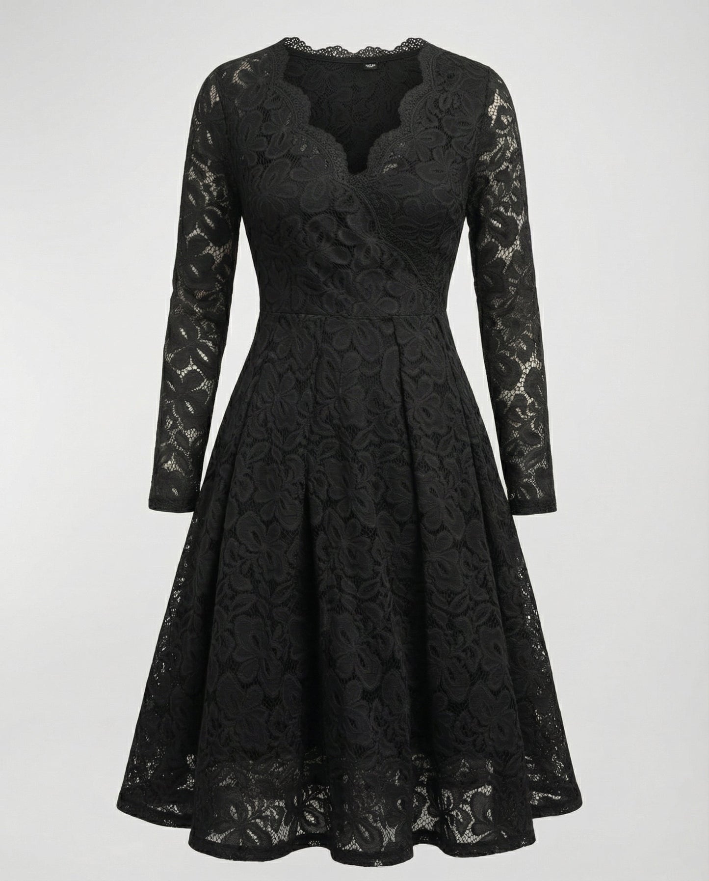 Damen Spitzenkleid Elegant