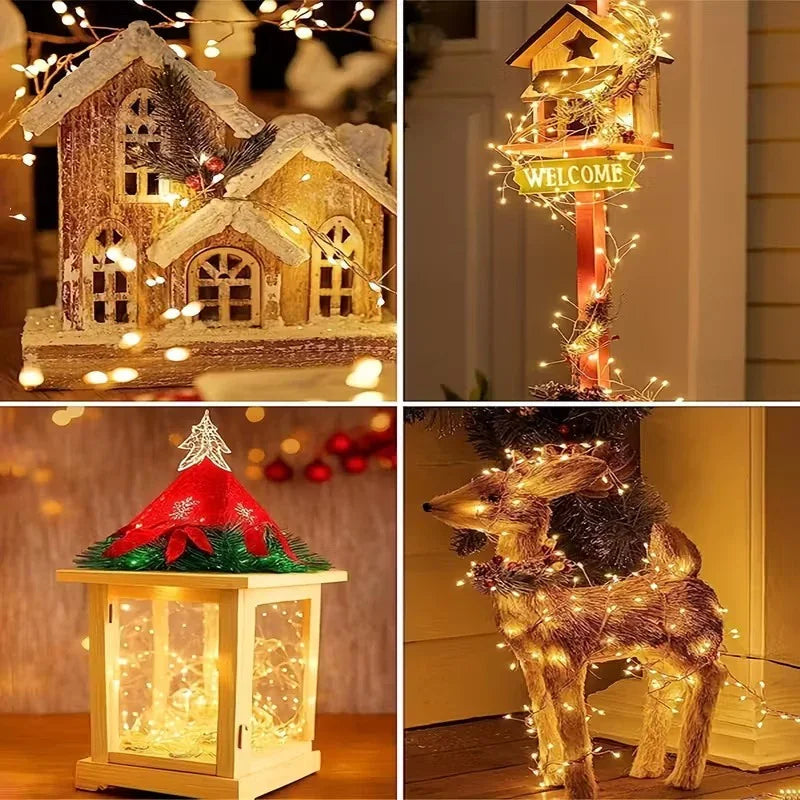 WeihnachtsLED-Lichter Innenausstattung USB-Betrieb mit Fernbedienung
