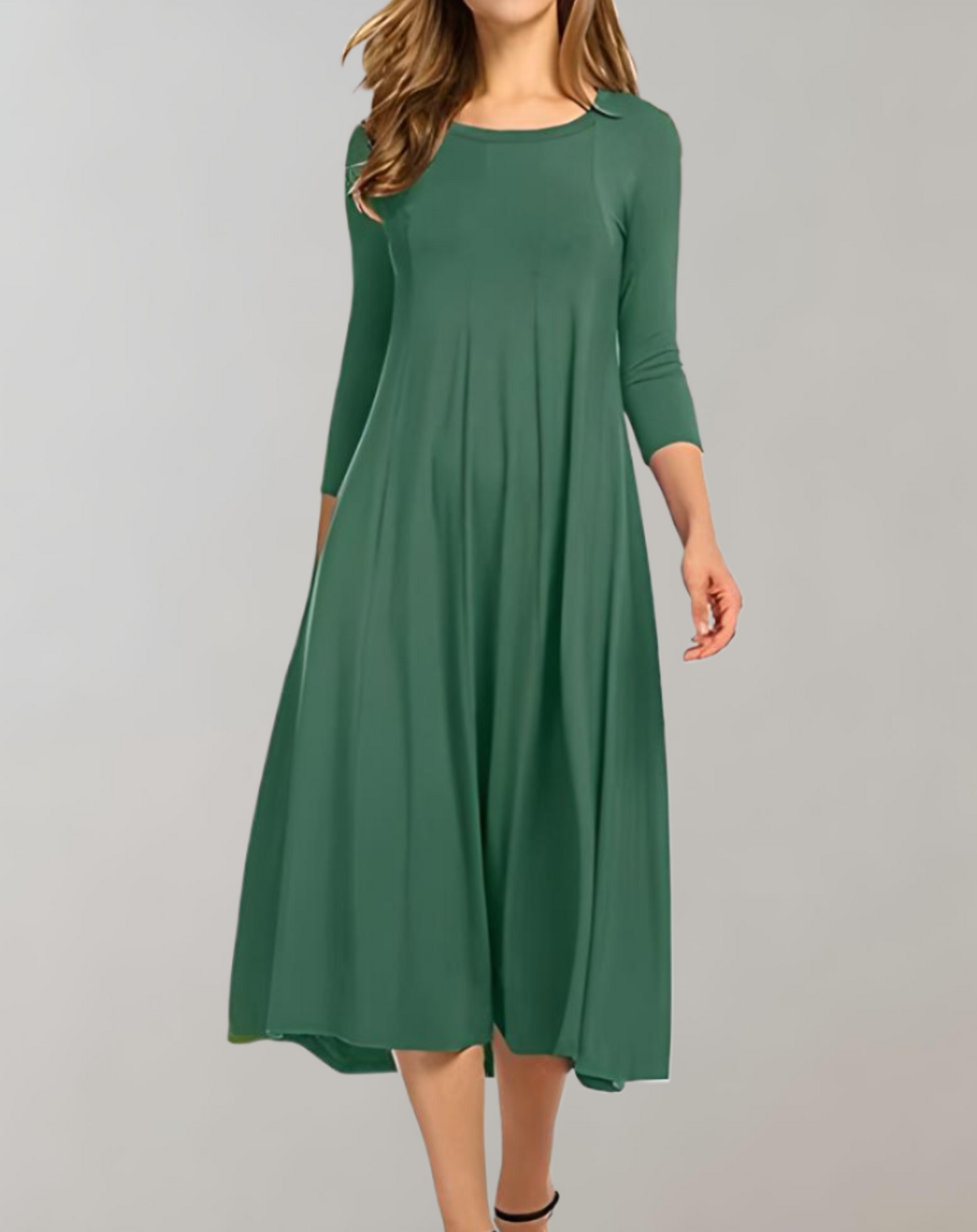 Damen Swingkleid 3/4 Ärmel