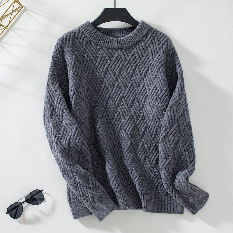 Damen Strickpullover Lockere Passform