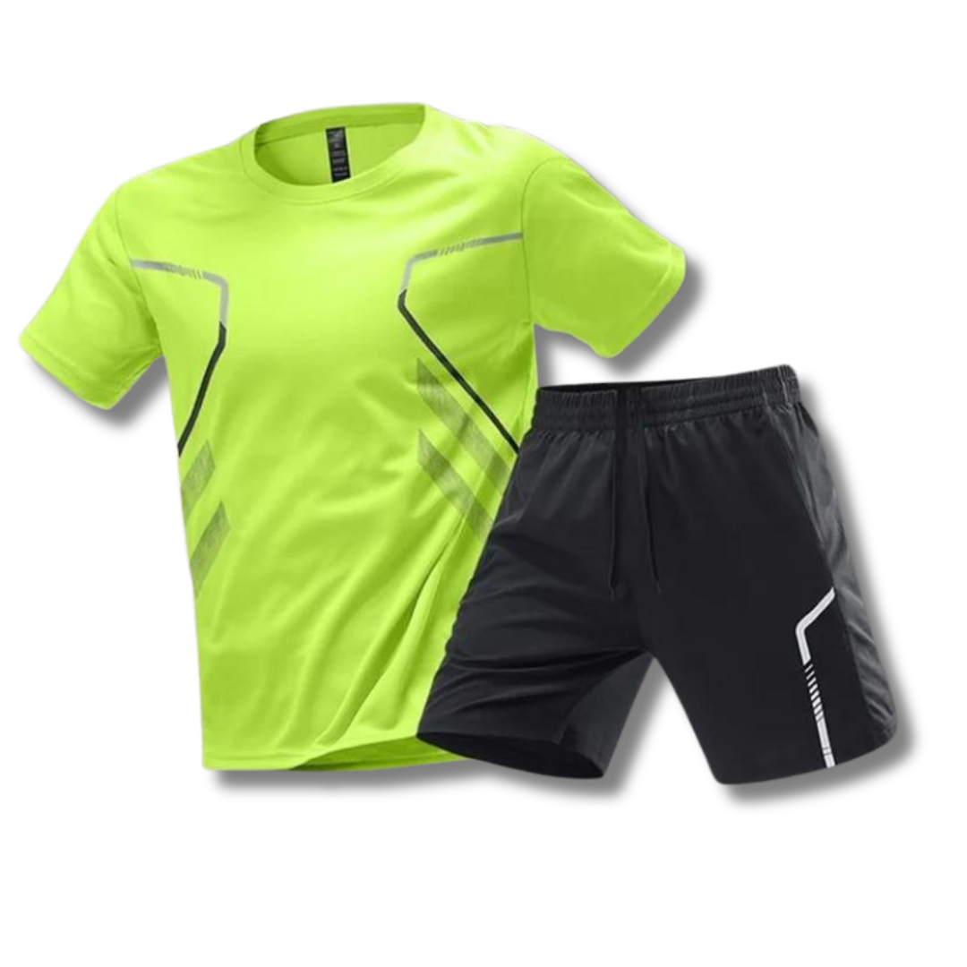Herren Sportset T-Shirt und Kurzehose Baumwolle