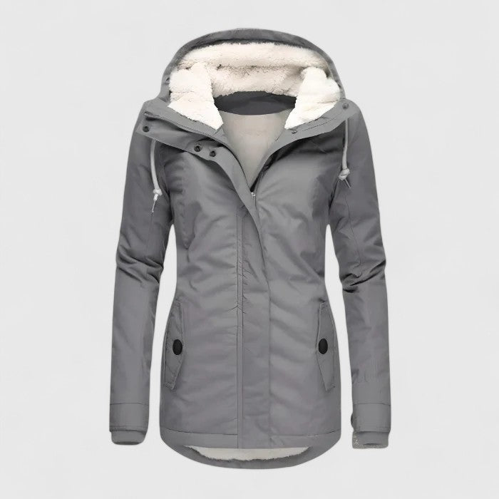 Seravia Damen Regenjacke Wasserdicht Stylisch
