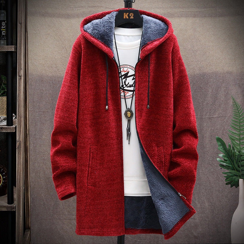 Braxton Herren Oversized Hoodie Reißverschluss