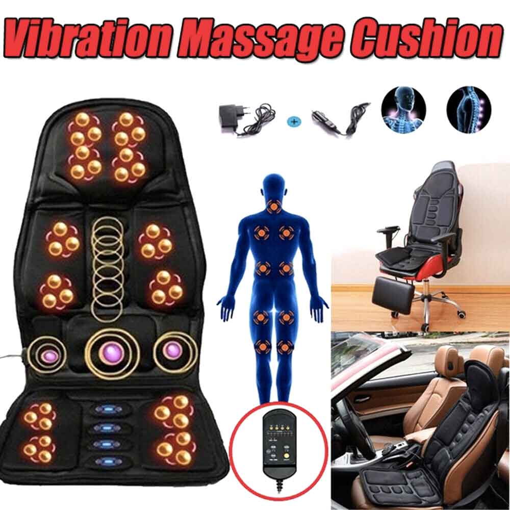 Ergonomische Massage-Sitzauflage Shiatsu Rückenmassage Wärmefunktion