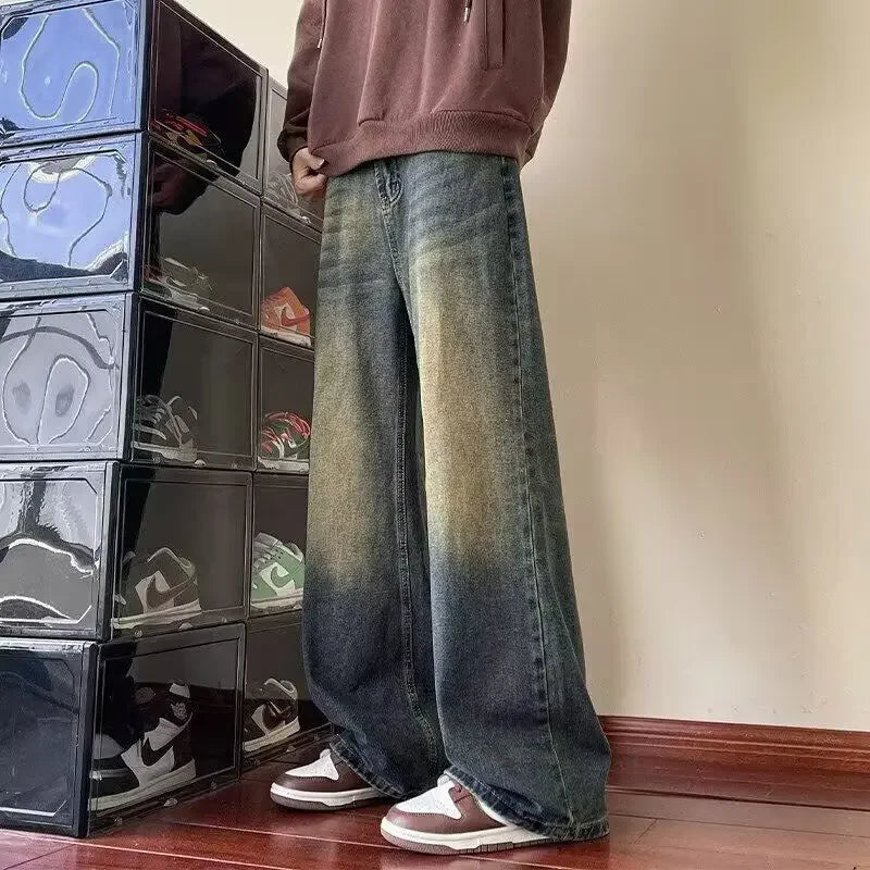 Herren Baggy Jeans Vintage-Stil
