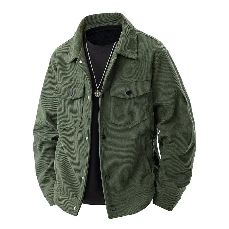 Norvielle Herren Corduroy-Jacke Leicht