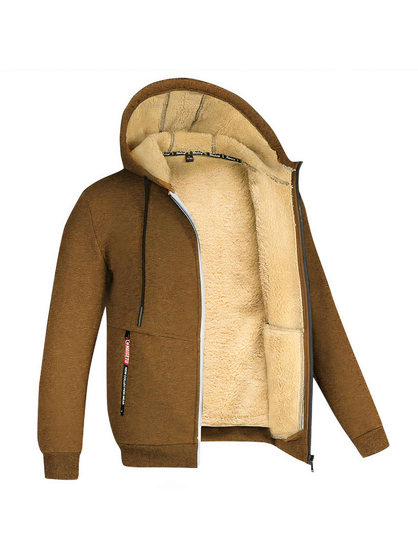 Herren Fleecejacke Verstellbar Winter