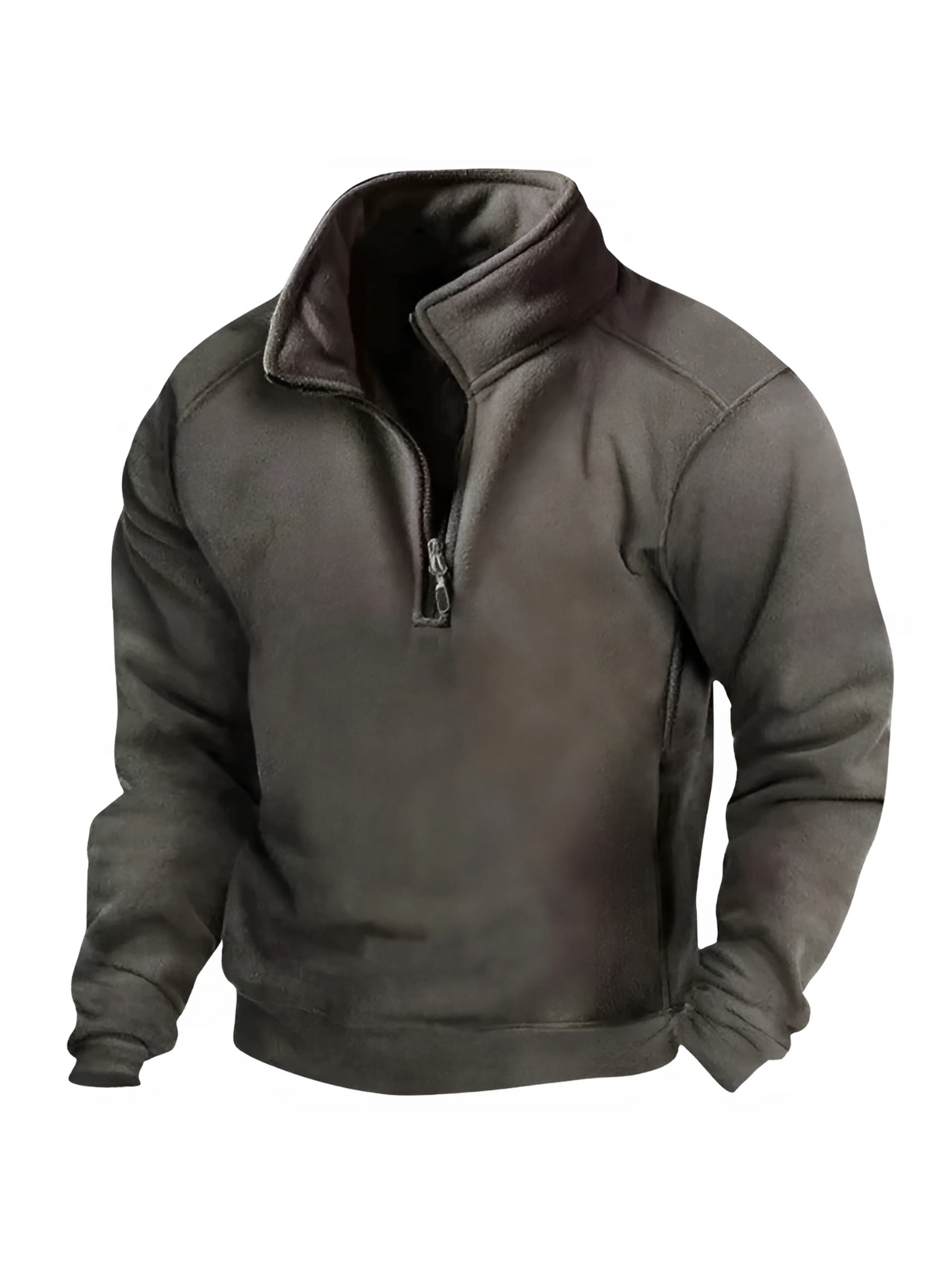 Herren Sweatshirt Halfzip Winter Fit