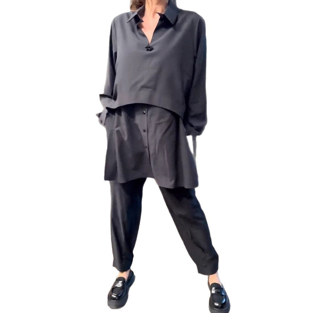 Damen Zweiteiliger Anzug Bluse und Hose Norvielle