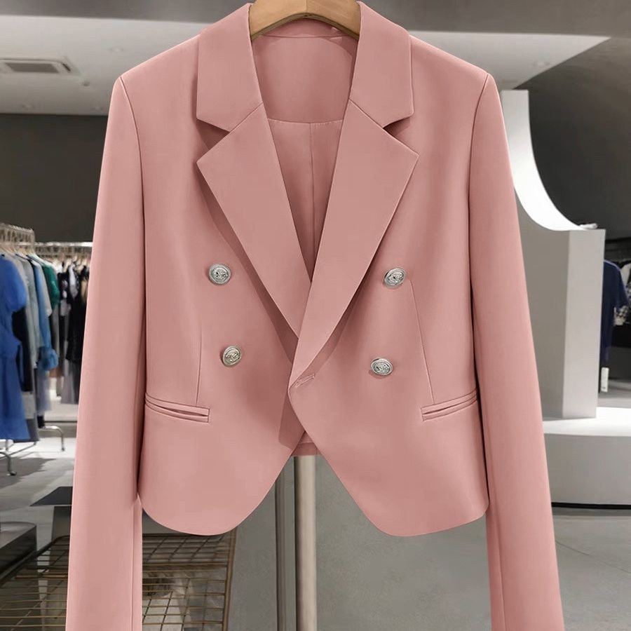 Damen Doppelreiher Blazer Zeitloser Stil