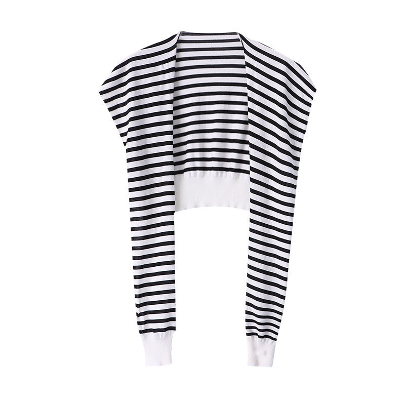 Damen Bluse Gestreift Pulloverausschnitt Elegante Norvielle