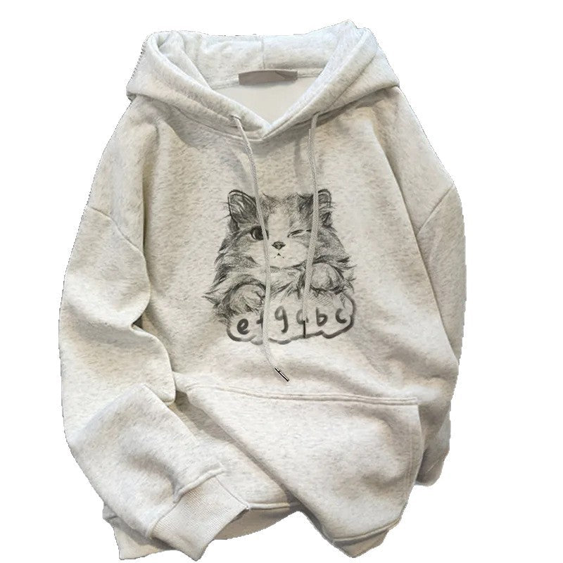 Damen Hoodie Niedliches Tierdesign Norvielle