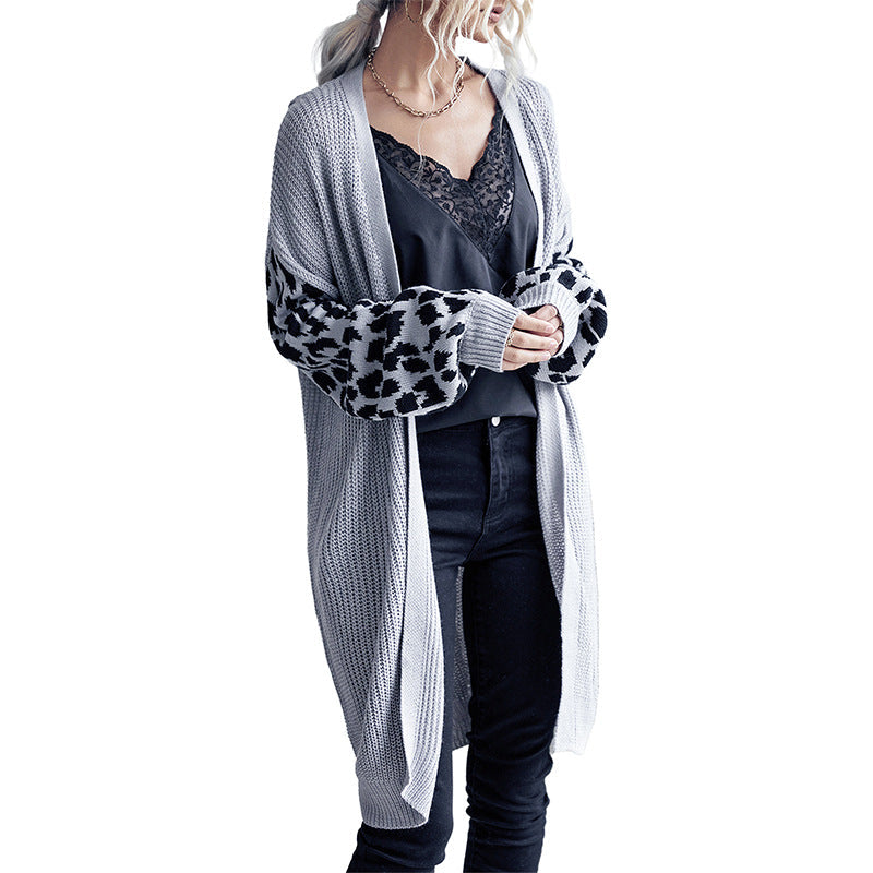 Damen Strickcardigan Tierdesign Grüß