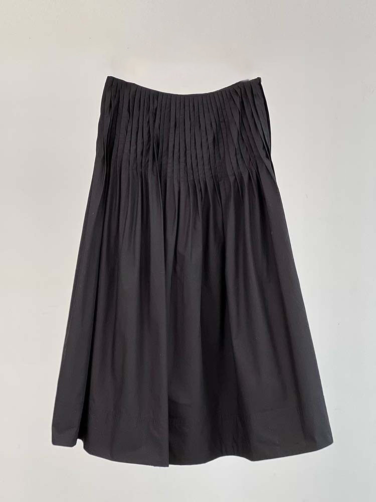 Damen Midirock Plissee Details Norvielle
