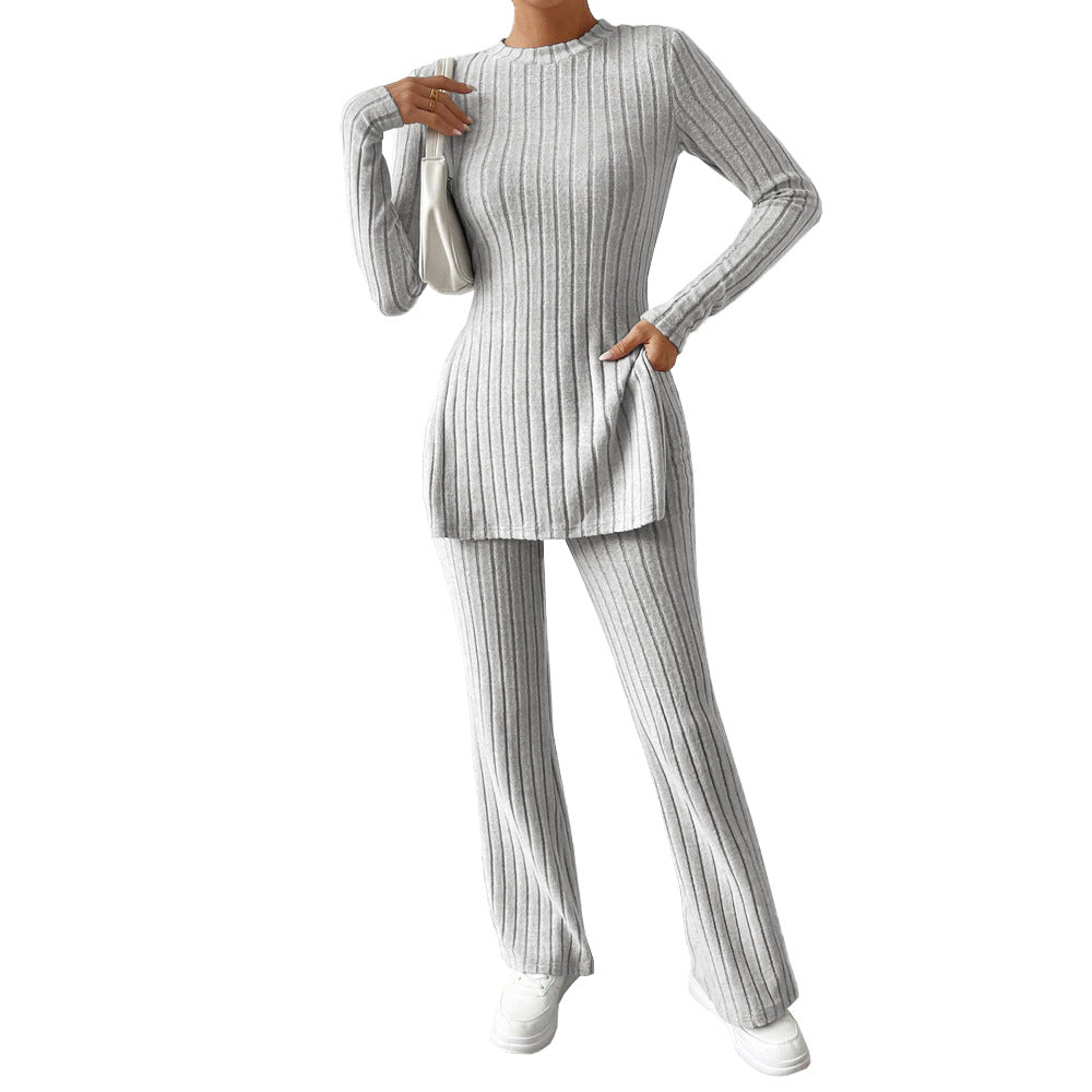 Damen Strickanzug Langärmlig Elegantes Design Norvielle