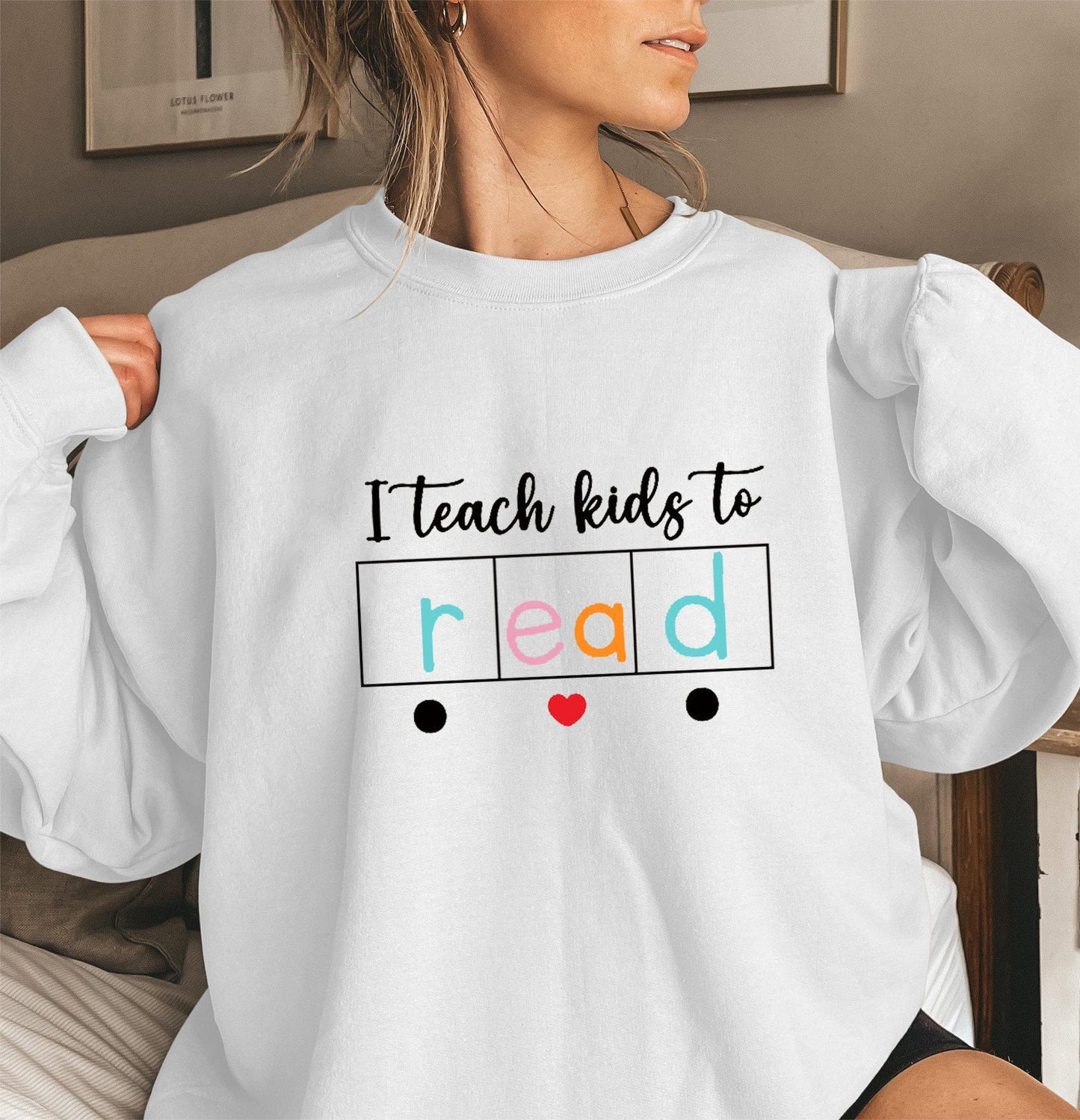 Damen Sweatshirt Kreatives Lehrmotiv Norvielle