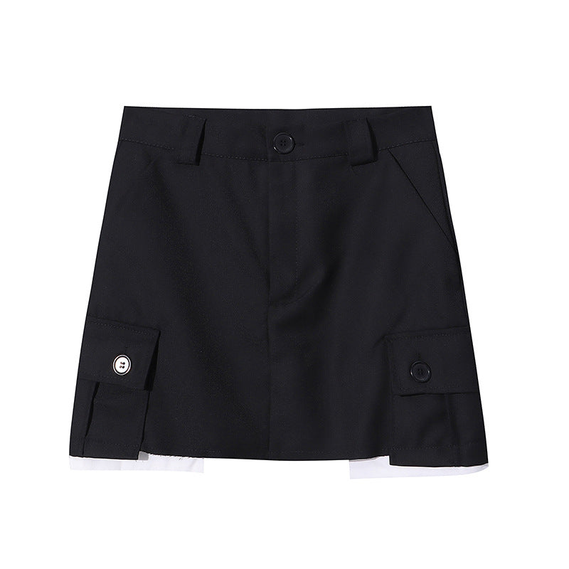 Damen Midirock Cargo Tailliert Norvielle