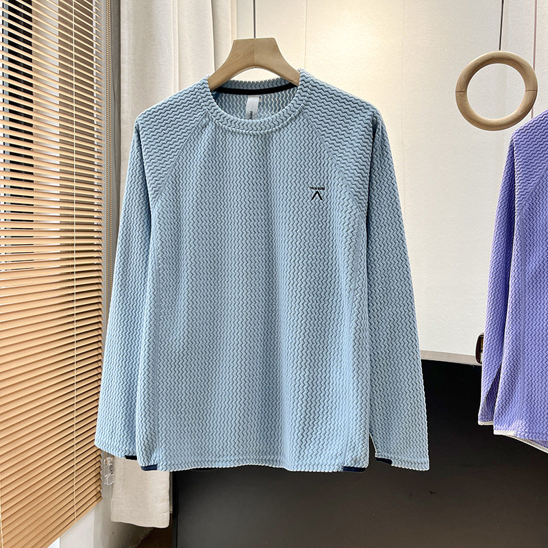 Damen Langarmshirt Strukturiertes Design Norvielle