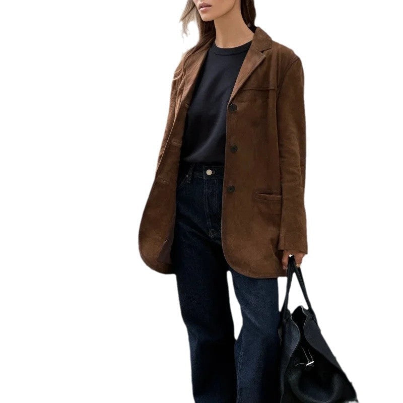 Damen Samtjacke Weich Norvielle