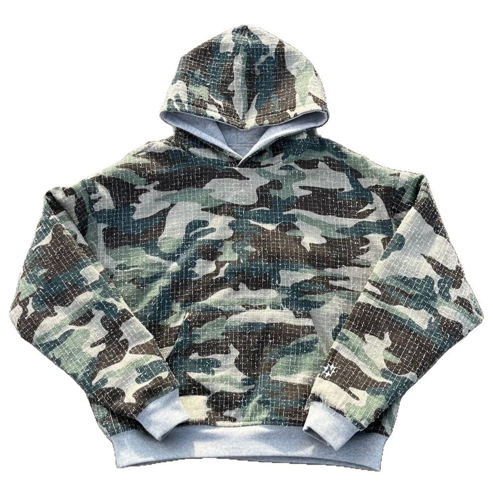 Damen Kapuzenpullover Camouflage Innenfutter Norvielle