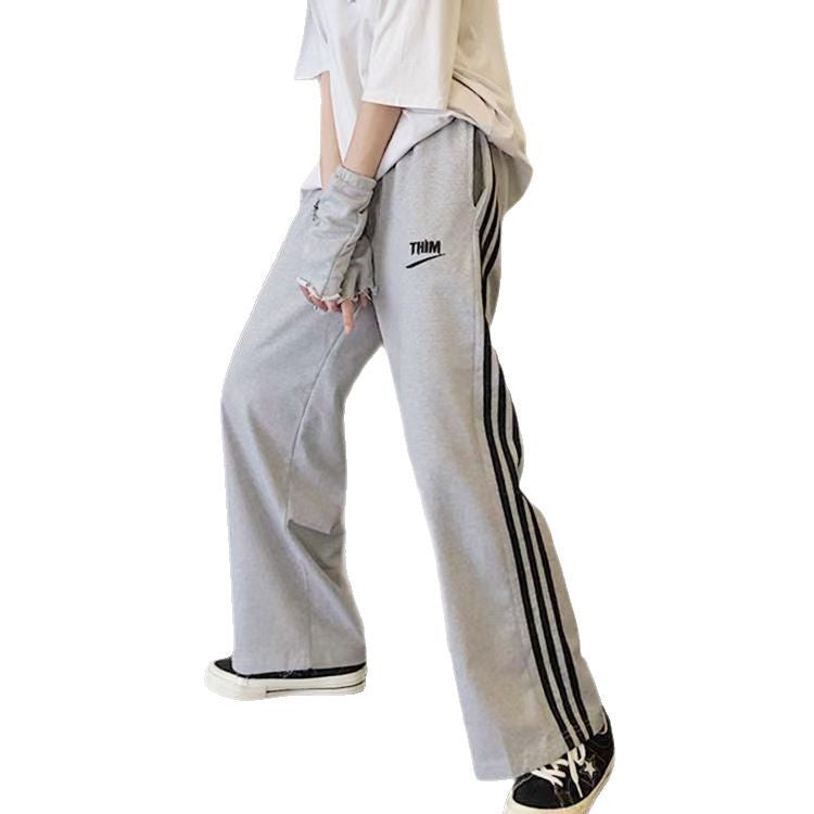 Damen Sport Freizeithose Streifen Norvielle