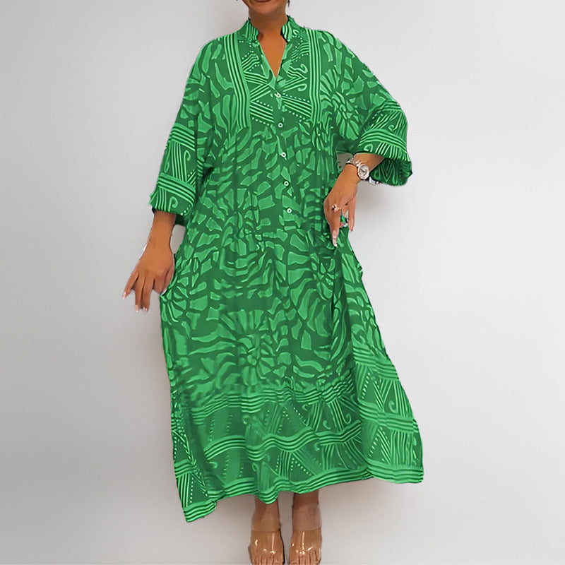 Damen Kaftan Kleid modisches Muster Norvielle