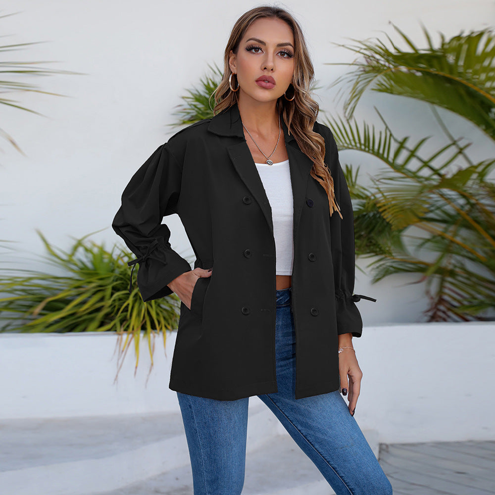 Damen Utility-Jacke mit Knöpfen Norvielle