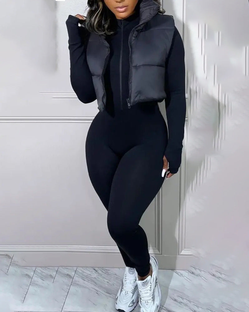 Damen Weste Leo-Design Norvielle
