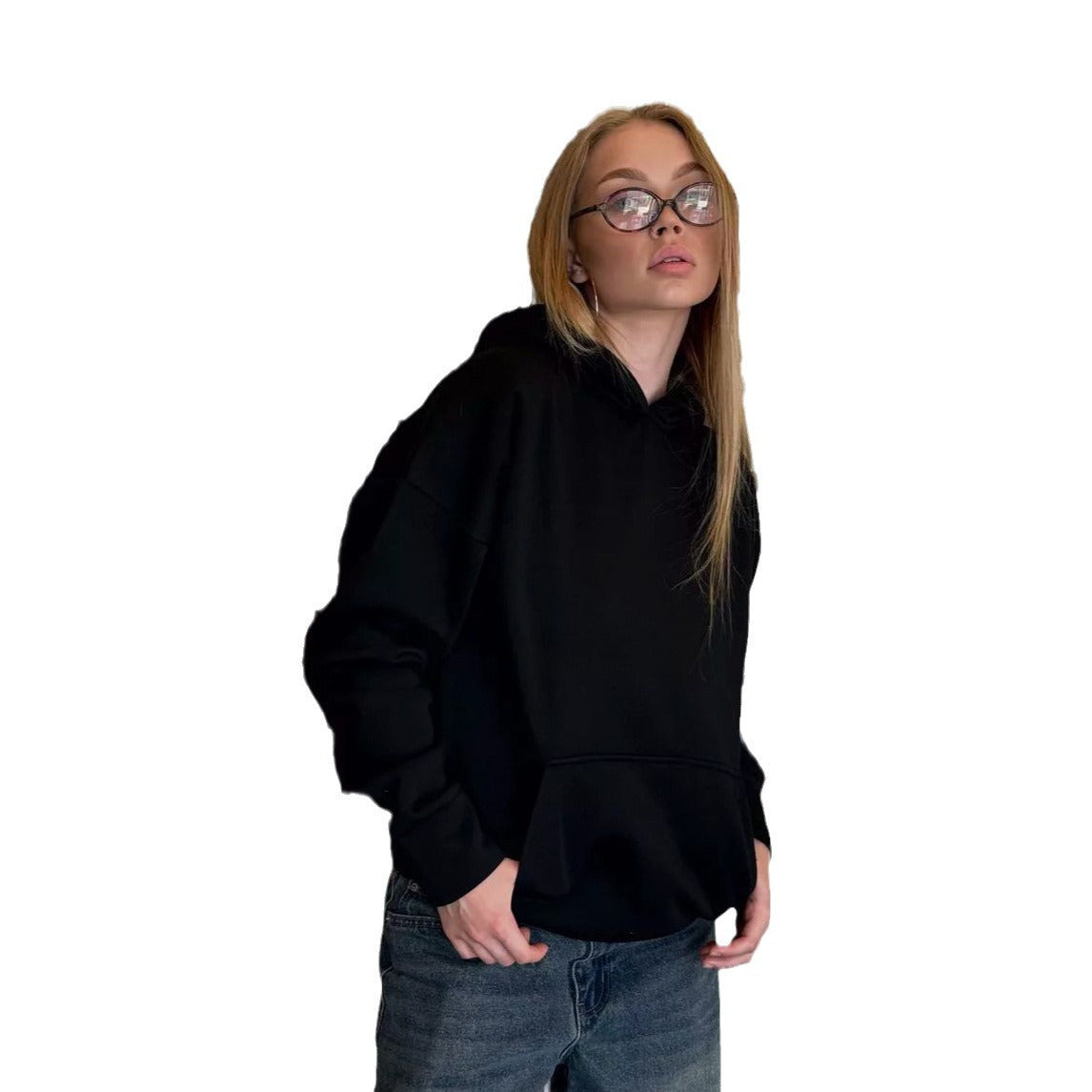 Damen Hoodie Urban Style mit Schriftzug