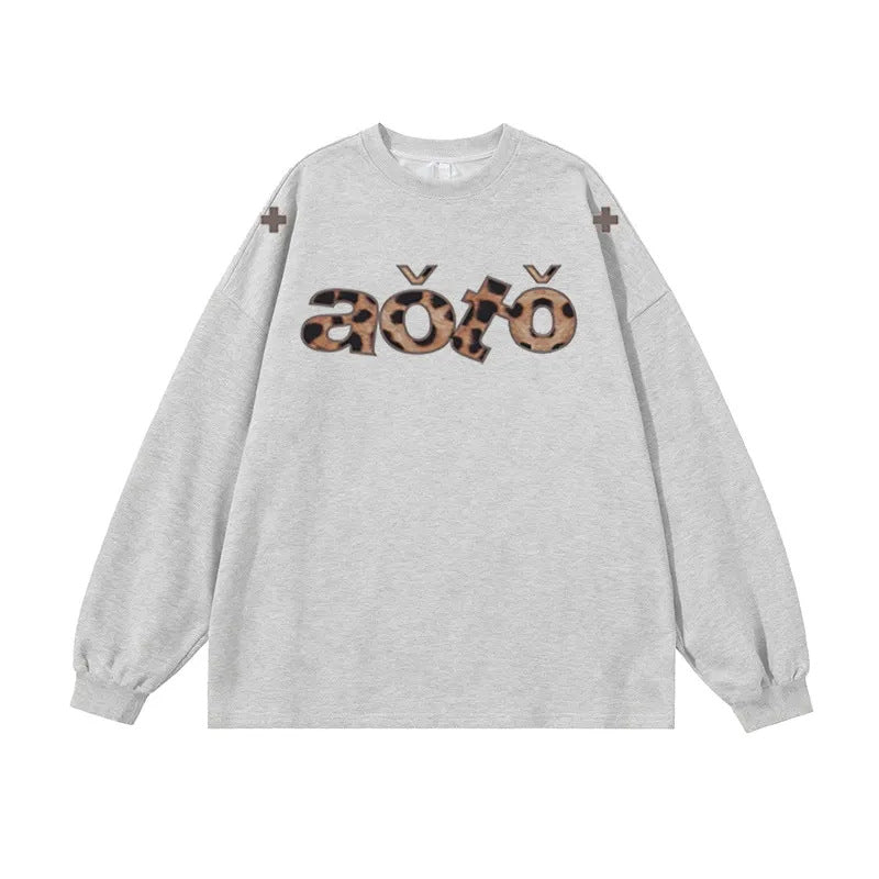 Damen Langarmshirt Grafikdesign Norvielle
