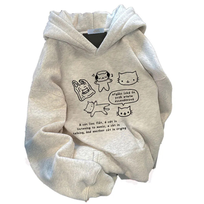 Damen Hoodie Freizeit Norvielle